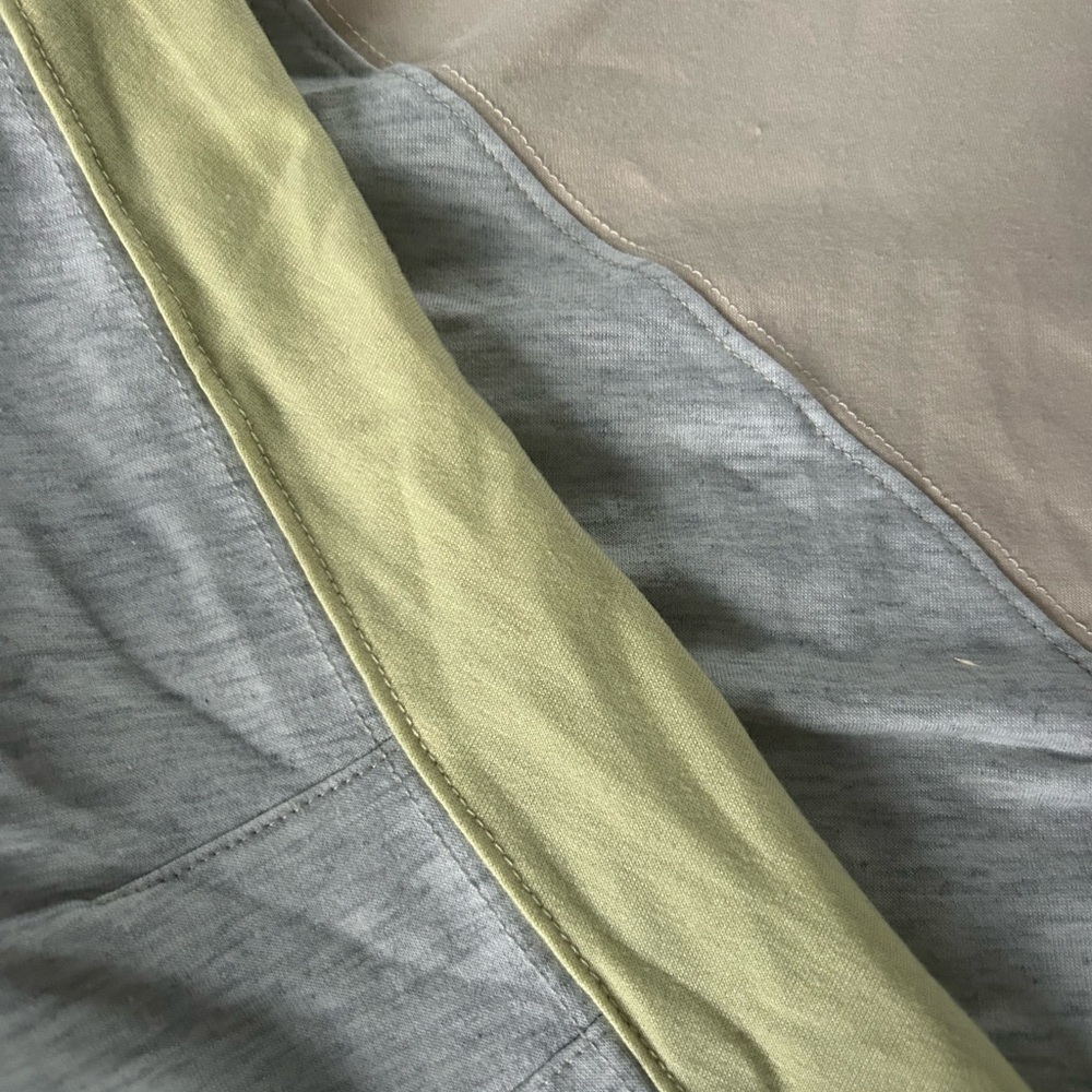 Light Pink and Yellow Quarter Zip - Picture 3 of 4